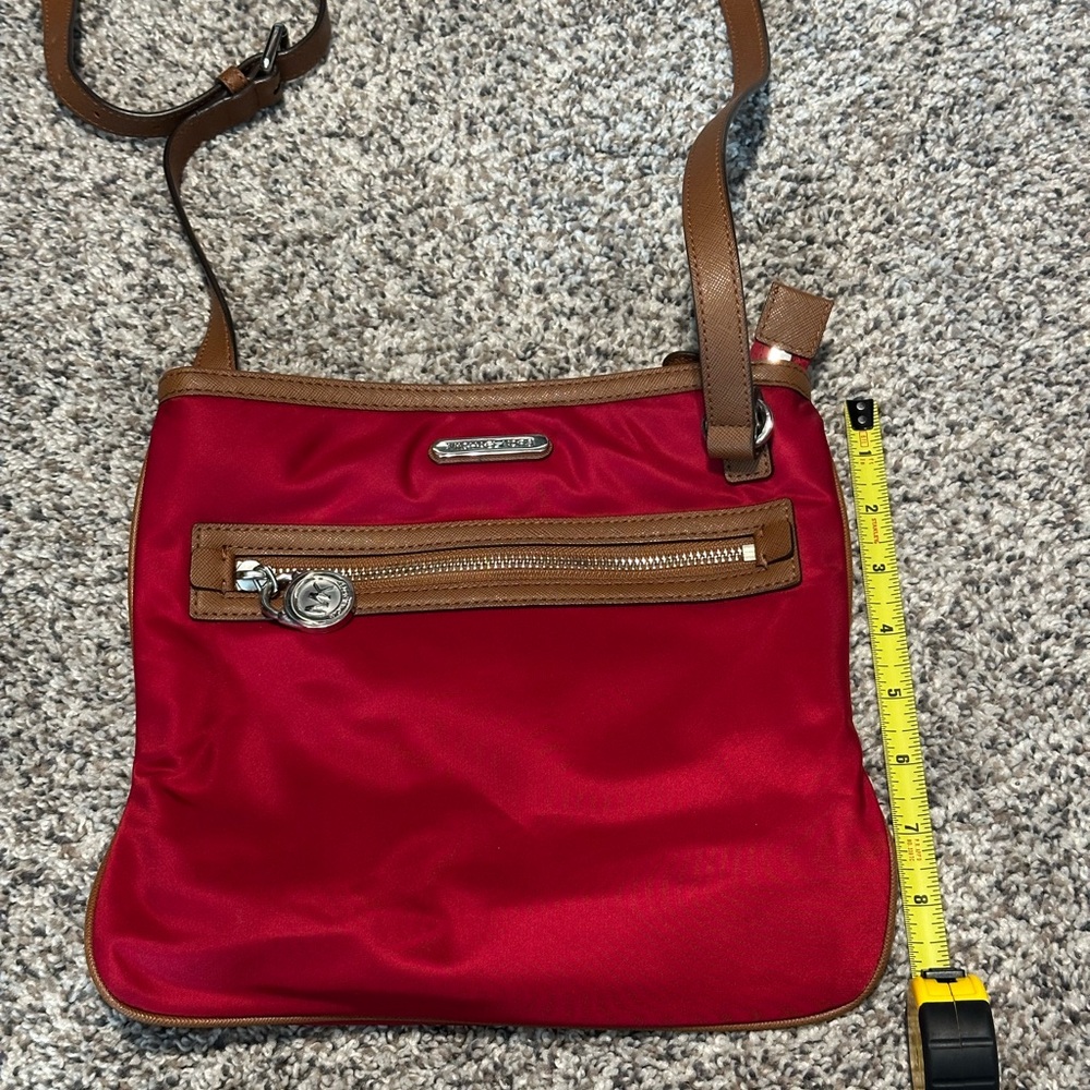 Red Michael kors crossbody bag